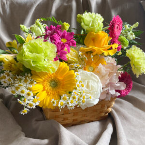 Fresh-flower-basket