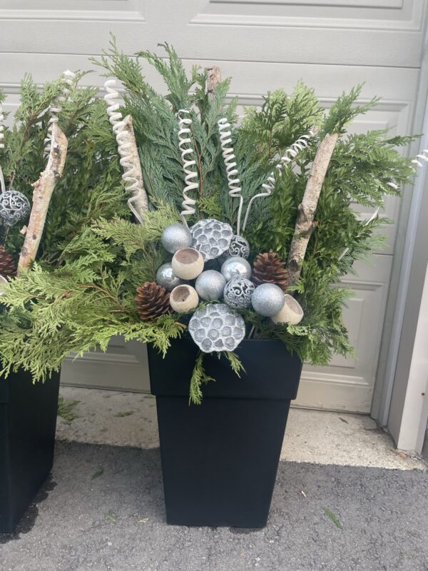 Silver Serenity Planter